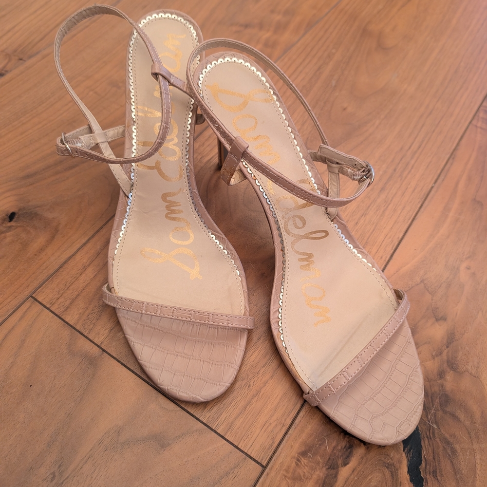 Sam Edelman Tan Strappy Heels